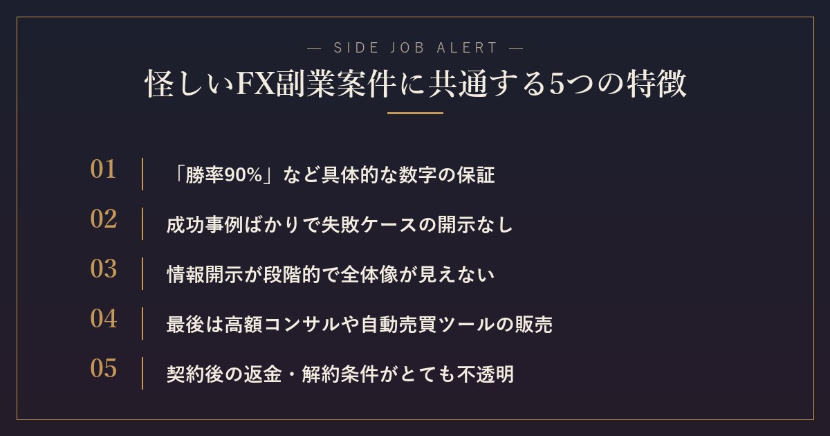 なぜ「怪しい」と言われるのか【5つの理由】