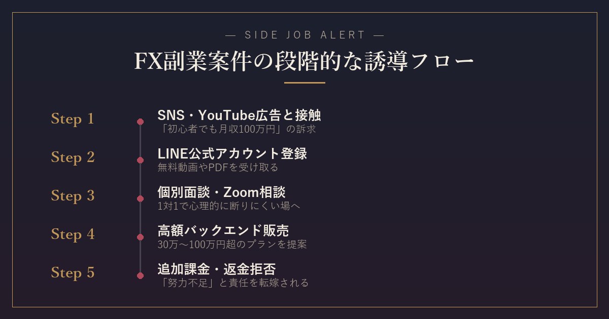 FX副業案件の危険な共通パターン